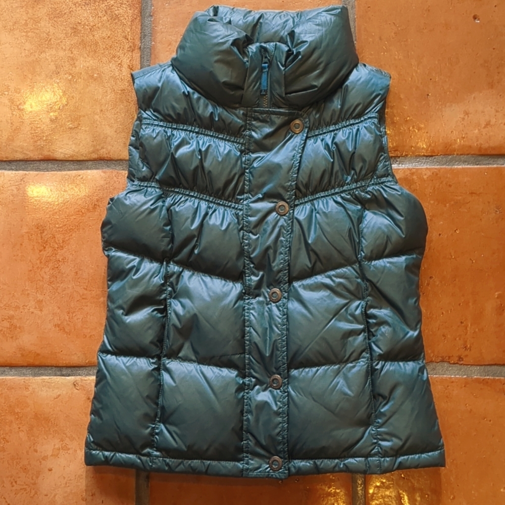 Prana Milly Puffer Vest Pine Green Women's Small
